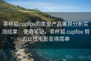 茶杯狐cupfox同类型产品差异分析实测结果：使用笔记，茶杯狐 cupfox 努力让找电影变得简单