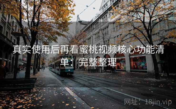 真实使用后再看蜜桃视频核心功能清单：完整整理