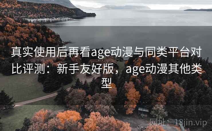 真实使用后再看age动漫与同类平台对比评测：新手友好版，age动漫其他类型