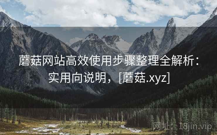 蘑菇网站高效使用步骤整理全解析：实用向说明，[蘑菇.xyz]